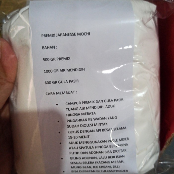 

Japanesse Mochi Mix Tepung Premix Moci 500 Gram