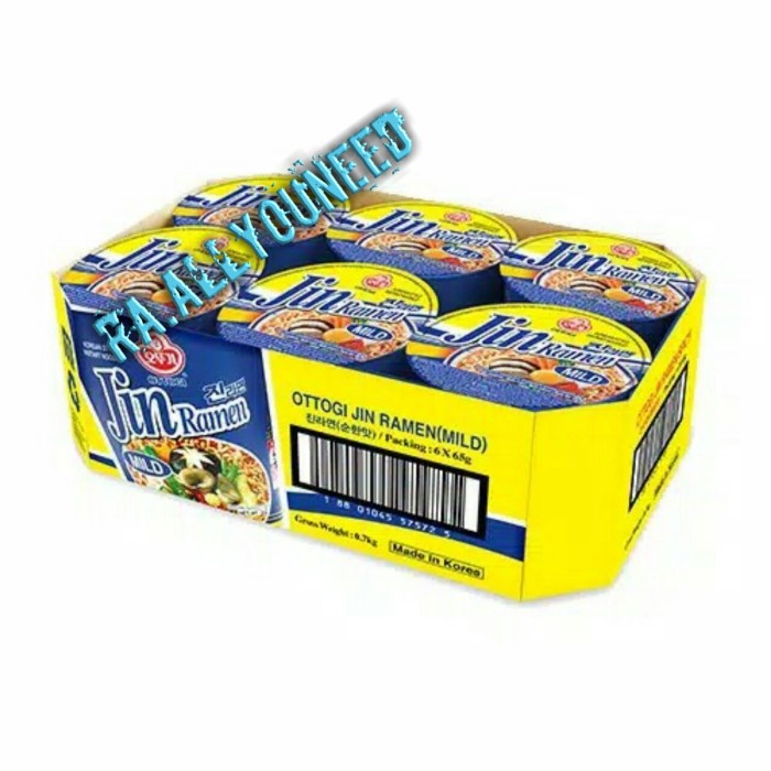 

Ottogi Jin Ramen Bowl Mild (65gr@6cup)