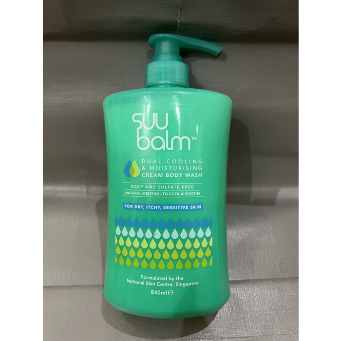 Suu Balm Dual Cooling & Moisturising Cream Body Wash 840ml