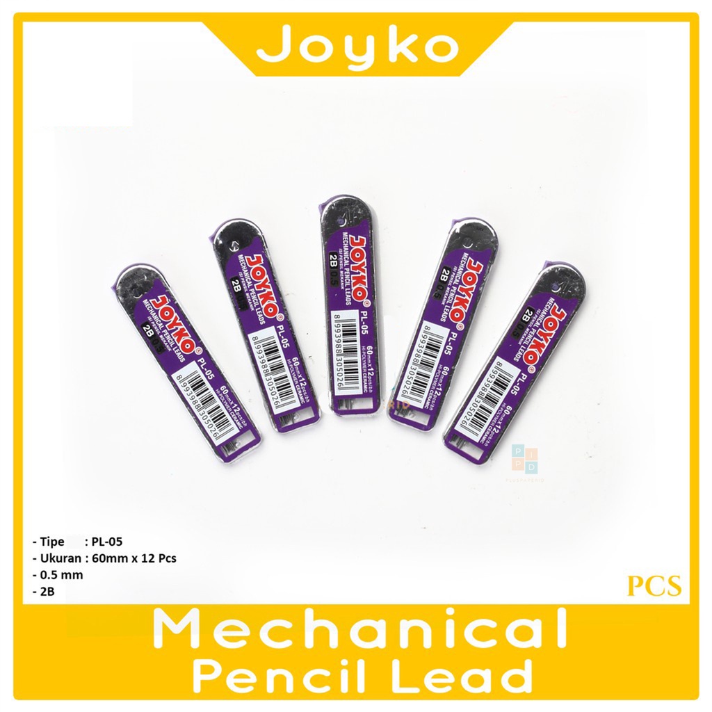

JOYKO Refill Pensil PL-05 2B Mechanical Pencil Led - Tube