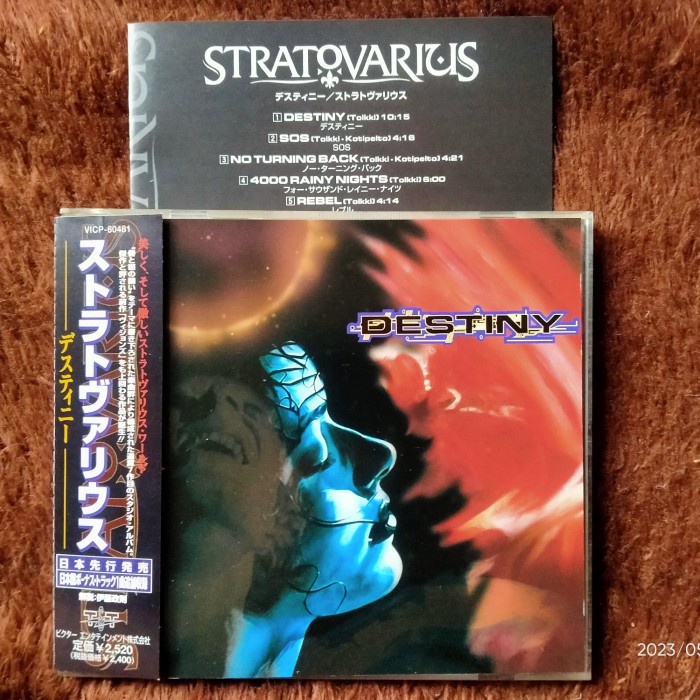 CD STRATOVARIUS DESTINY JAPAN OBI