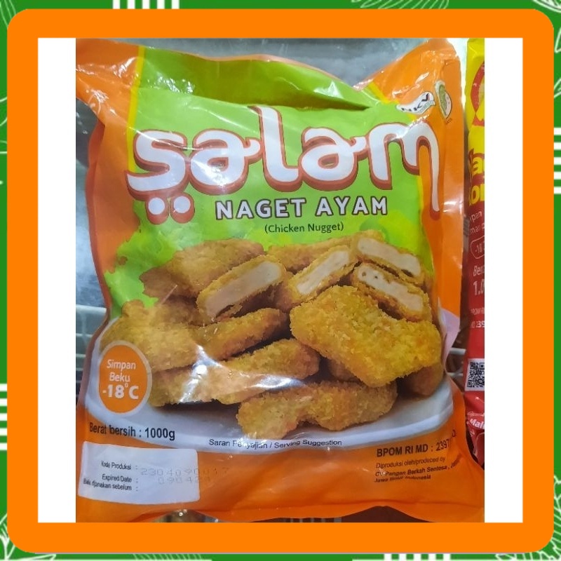 

naget ayam 1000 gram, nugget 1kg salam so eco sohib ooye jofrans belfoods asimo Best Seller