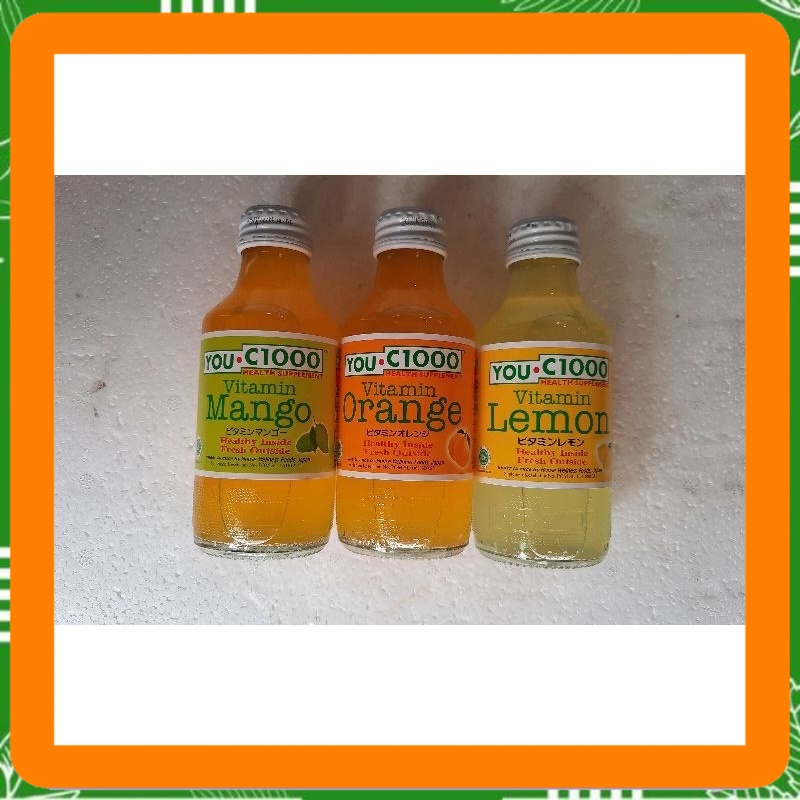 

You c 1000 140 ml harga murah rasa lemon Orange mango Best Seller