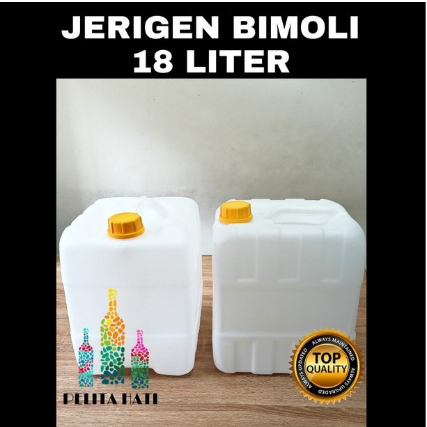 JERIGEN PLASTIK FOOD GRADE UKURAN 10 18 20 25 30 LITER BARU SEGEL - 10 LITER
