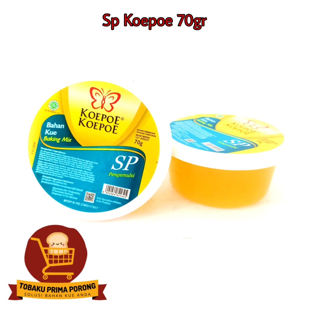 

KOEPOE KOEPOE SP ( PENGEMULSI ) - BAHAN KUE - BAKING MIX - 70gr