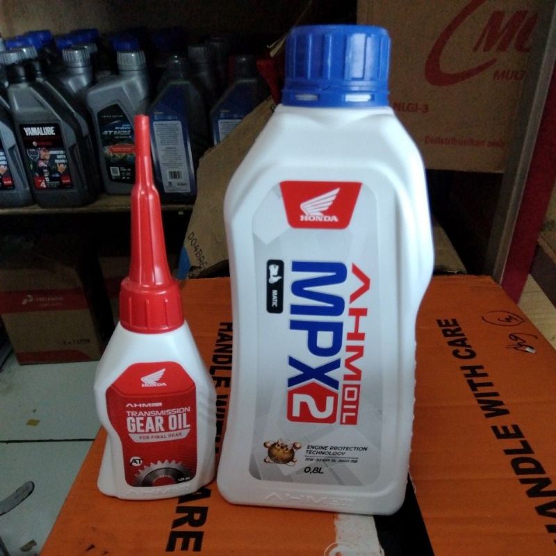 PAKET HEMAT OLI AHM MPX2 + OIL GARDAN AHM MPX 2 GEAR