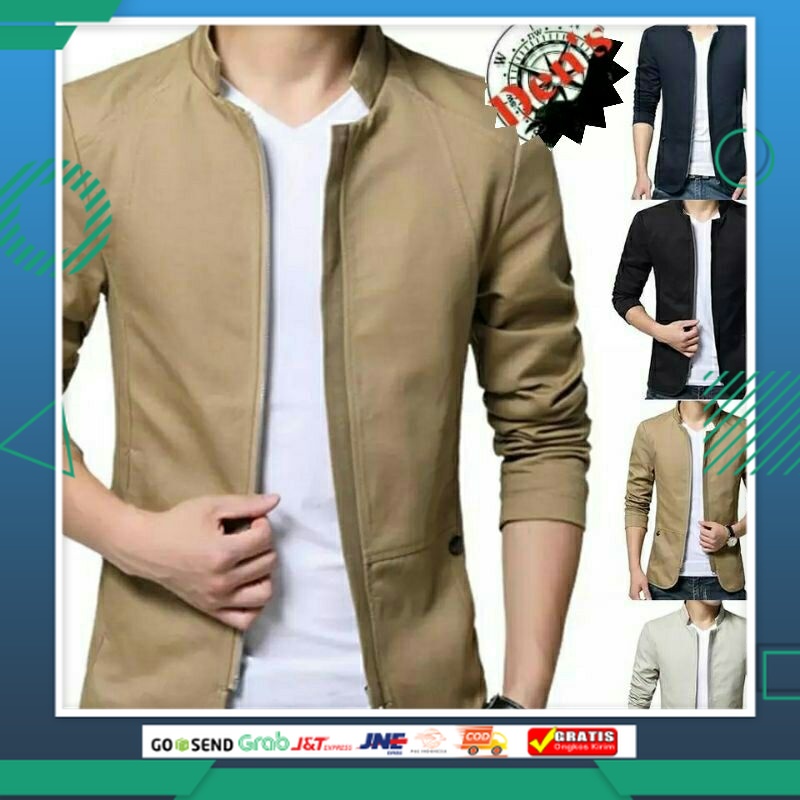 JAS KEREN STYLE TERBARU TERLARIS /jas pria/jasket semi blezer casual/jas jaket pria premium bergaran