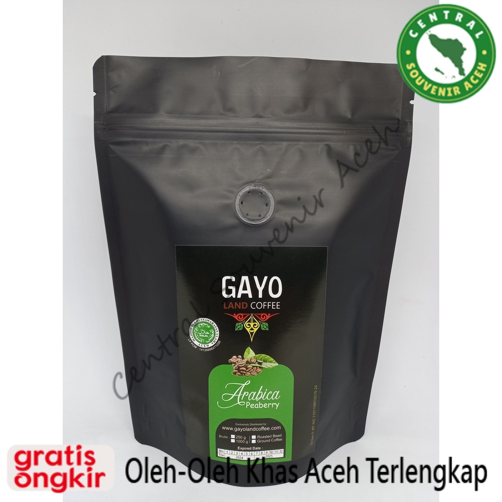 

Kopi Arabika Peaberry 1000Gr