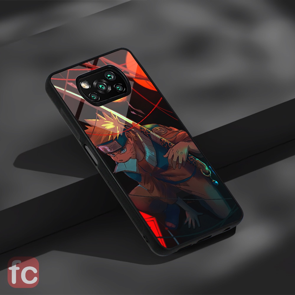 Custom Case Glossy Poco X3 Pro Nfc |FR74| Xiaomi Poco x3 Tpu Efek Kaca Anime