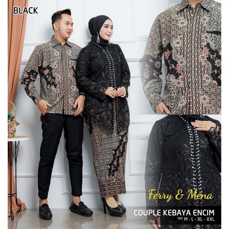 kapelan kebaya suami istri setelan kebaya modern couple kebaya pesta kebaya wisuda couple kebaya enc