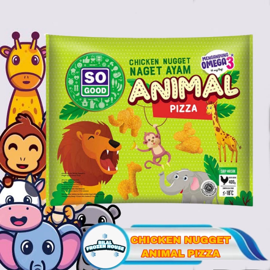 

So Good Chicken Nugget Animal 400gr - Nugget Ayam