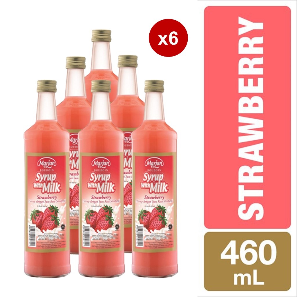 

Marjan Boudoin Milk Strawberry 460 ml x6