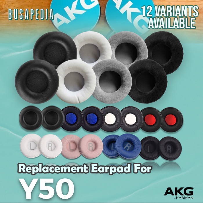 Earpad Foam Akg Y50 Y50BT Y55 Earcup Ear Cushion Busa Bantalan