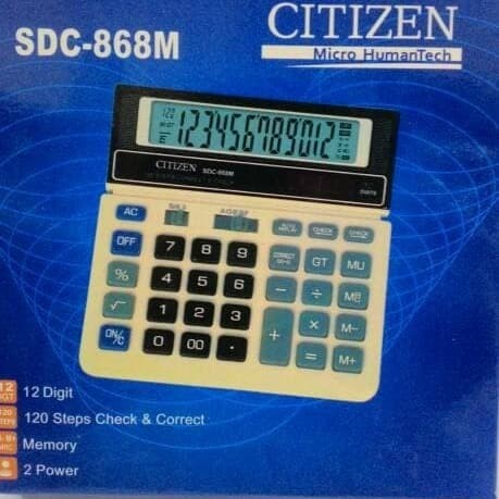 

Kalkulator / Calculator Citizen Sdc-868m / Citizen