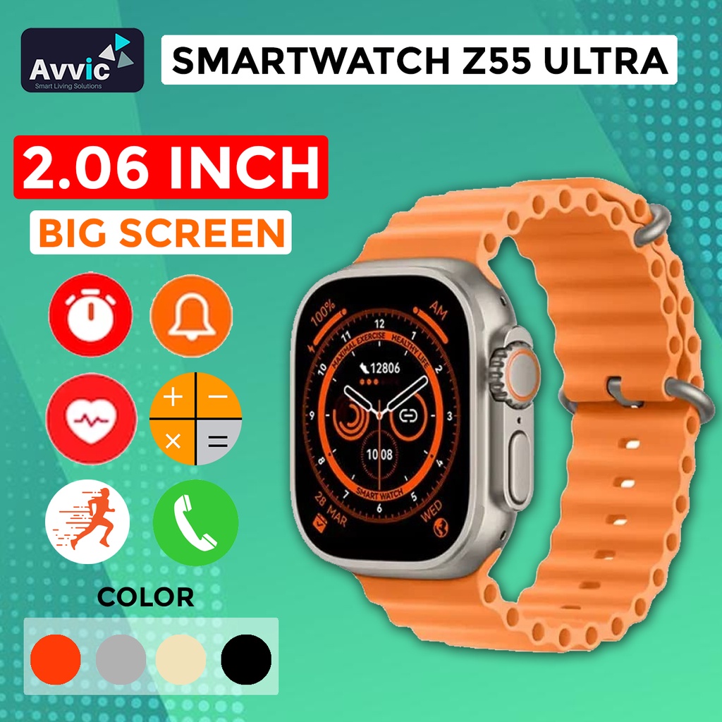 Smartwatch Z55 Ultra Series 8 Awesome Quality With Bluetooth Calling Support Waterproof