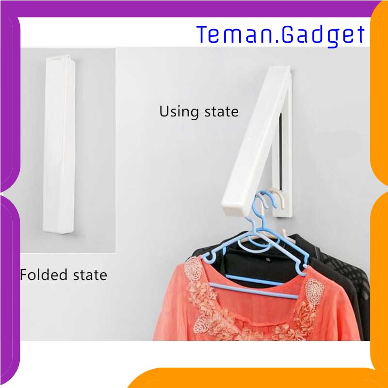 TG - ART Retractable Clothes Hanger Gantungan Baju Lipat - LD145