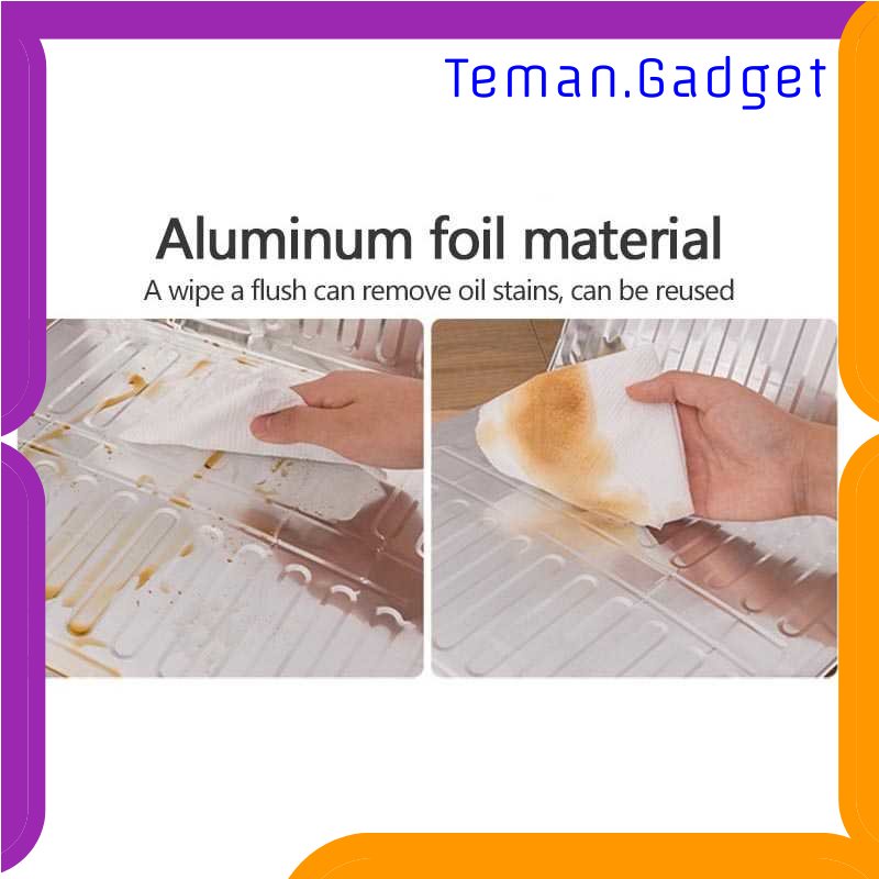 TG -  ART AWOO Pelindung Anti Cipratan Minyak Aluminium Foil Plate - A02