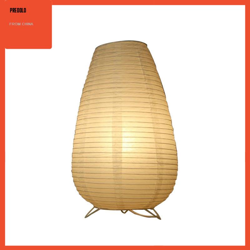 [Predolo] Paper Lantern Lampu Meja Paper Lamp Night Lighting Desk Lamp Untuk Dekorasi Rumah