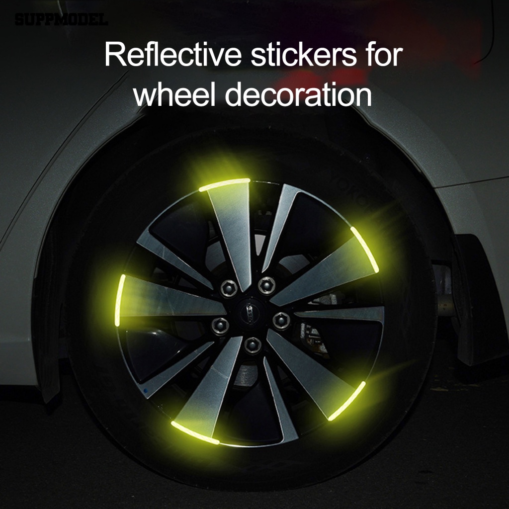 Suppmodel Stiker Mobil Nyaman Untuk Sepeda Motor Mobil Malam Mengemudi Safety Sticker Tipis