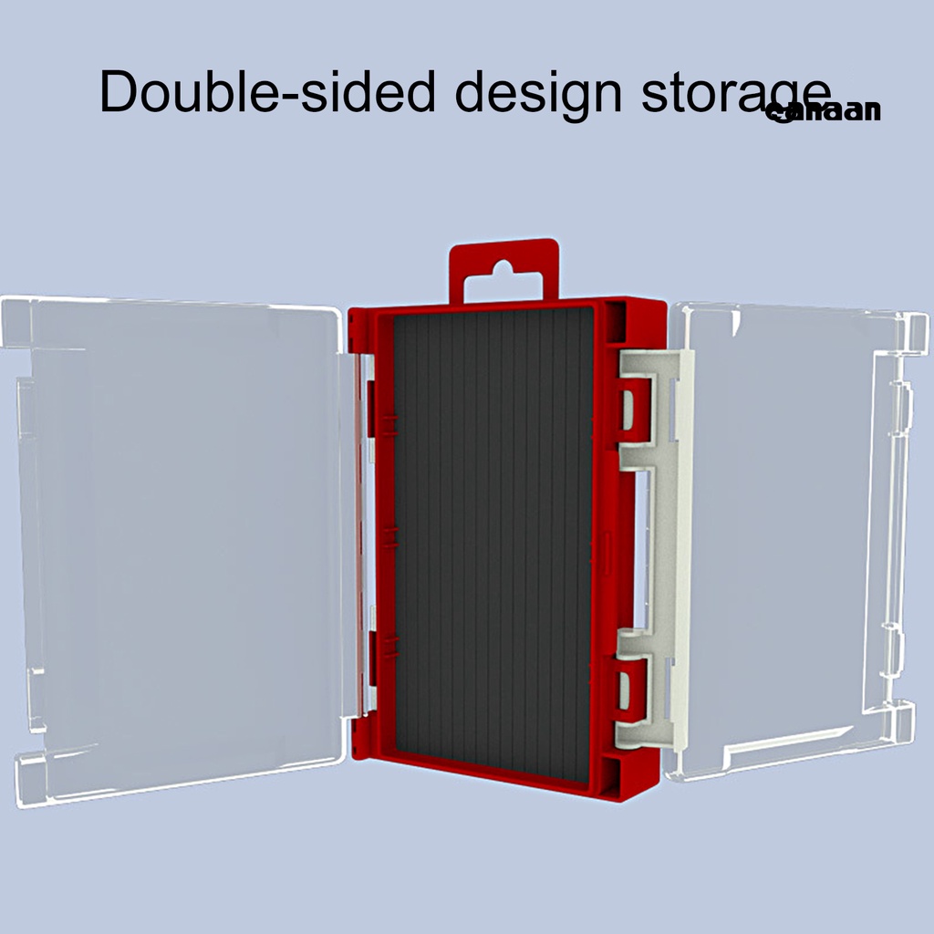 Cnn-memancing Lure Storage Box Multifungsi Kapasitas Besar Portabel Safety Lock Hard Gear Storage Tahan Aus Dua Sisi Lure Hook Aksesoris Box Untuk Outdoor Angling