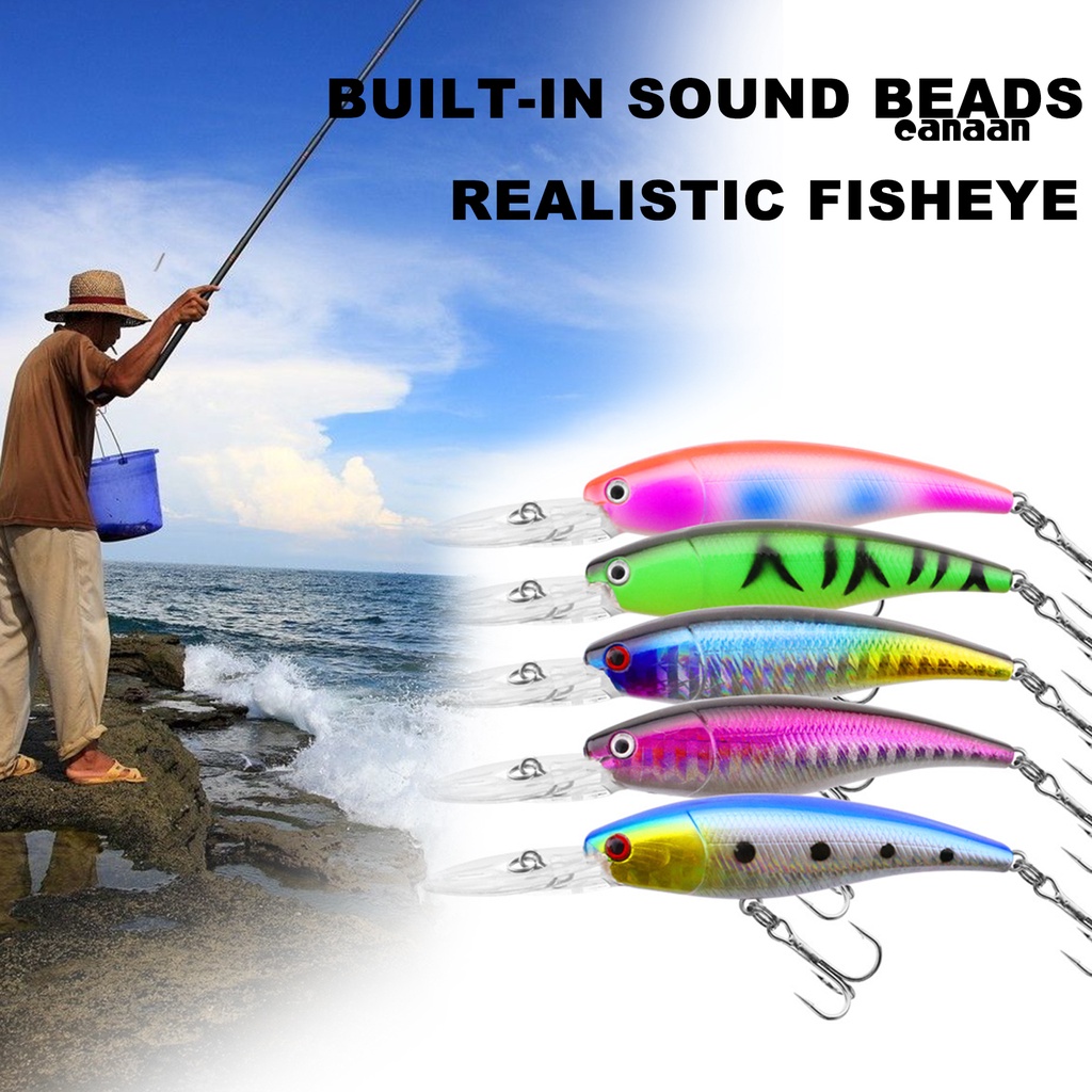 Cnn-9cm Faux Bionic Lure Umpan Palsu Dengan Kait Tajam Fishhook Aksesoris Alat Pancing