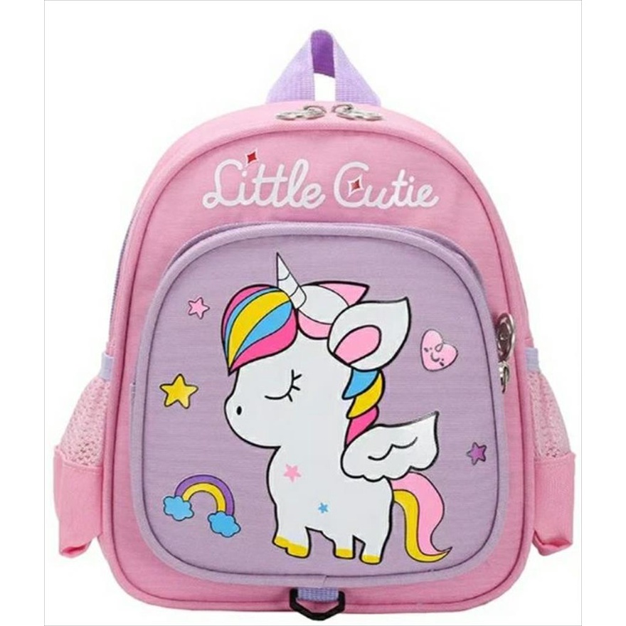 OTS 794 - Tas Ransel Little Cutie kecil mini karakter Unicorn Lucu Tas Ransel Anak Perempuan Sekolah PAUD TK SD