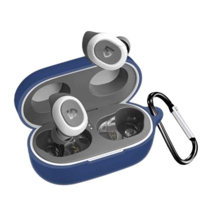 Soft Case Silikon TWS Soundpeats True Free 2 + Carabiner