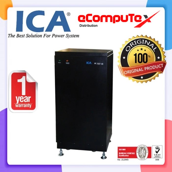 STABILIZER ICA FR-7501C3 FR7501C3 / 10000VA (H) 3 PHASE GARANSI RESMI