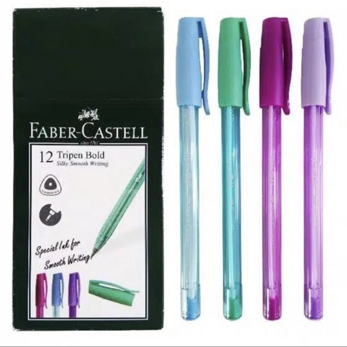 Pulpen Faber Castell Tripen Bold Pena ballpoint FaberCastell