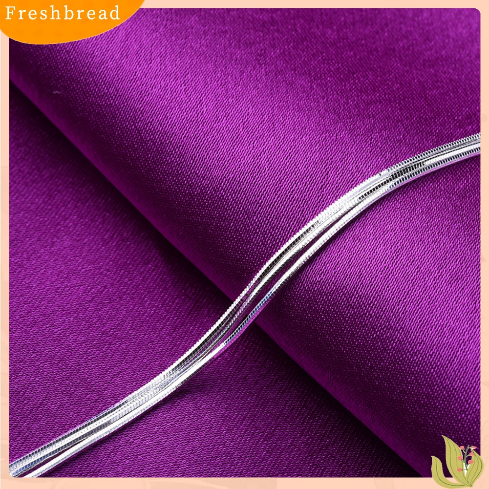 &lt; Freshbread &gt; Wanita Minimalis 3lapisan Ular Rantai Gelang Bangle Adjustable Perhiasan Hadiah