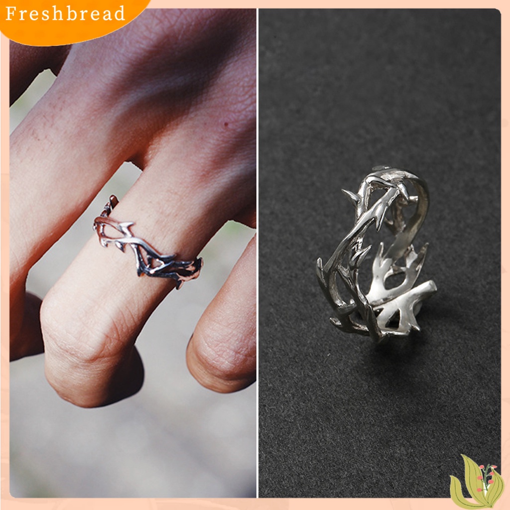 &lt; Freshbread &gt; Cincin Pria Kepribadian Dapat Disesuaikan Cinta Token Gaya Punk Retro Hip-hop Tidak Teratur Duri Jari Cincin Perhiasan Aksesori