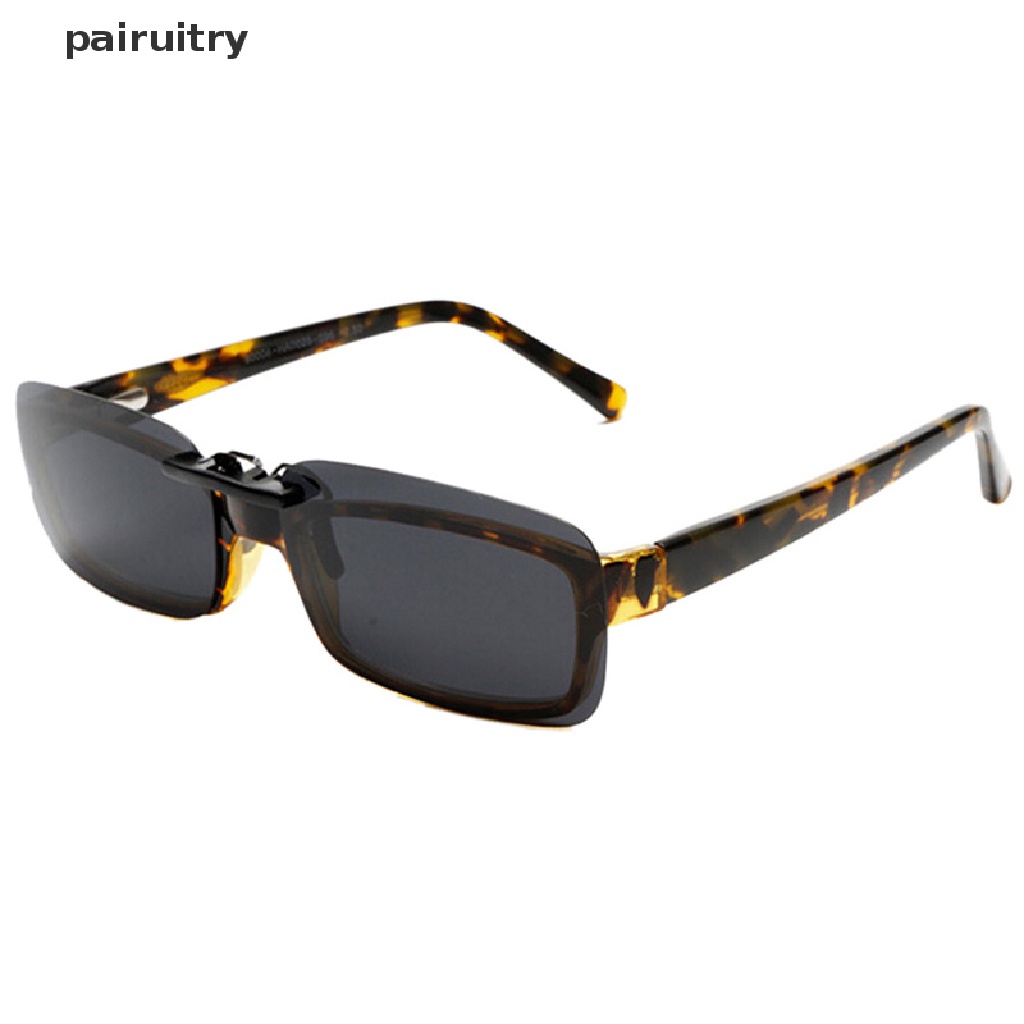 Prt Polarized Clip On Kacamata Mengemudi Sunglasses Day Vision UV400 Lensa Night Vision PRT