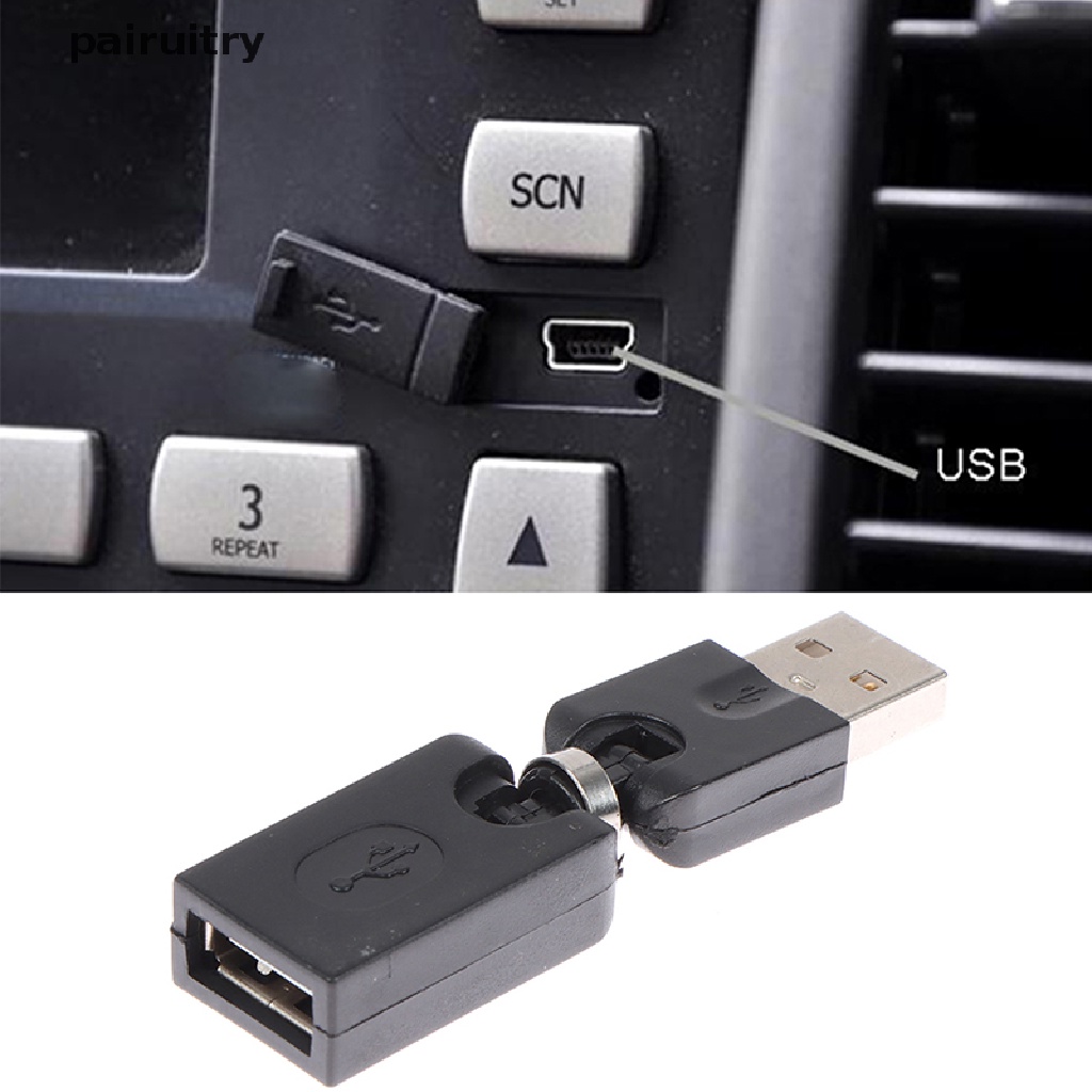 Prt Flexible Swivel Twist Angle 360derajat Rotag USB 2.0 Adapter Converter PRT