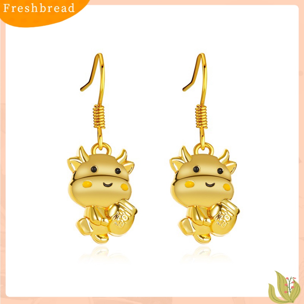 &lt; Freshbread &gt; 1pasang Anting Ear Ring Kartun Lovely Eardrop Untuk Wanita Untuk Pesta