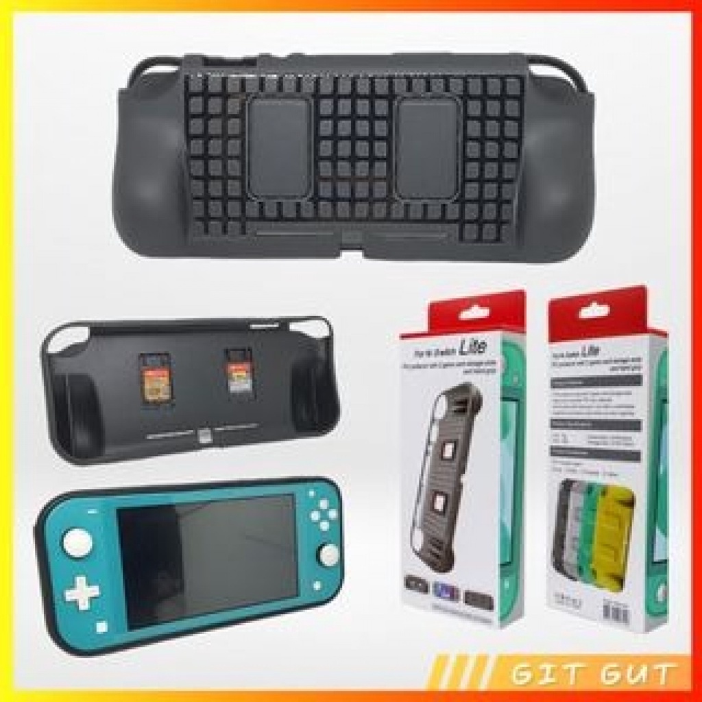Nintendo Switch Lite TPU Silicone Cover Protective Case - 2 card Slots