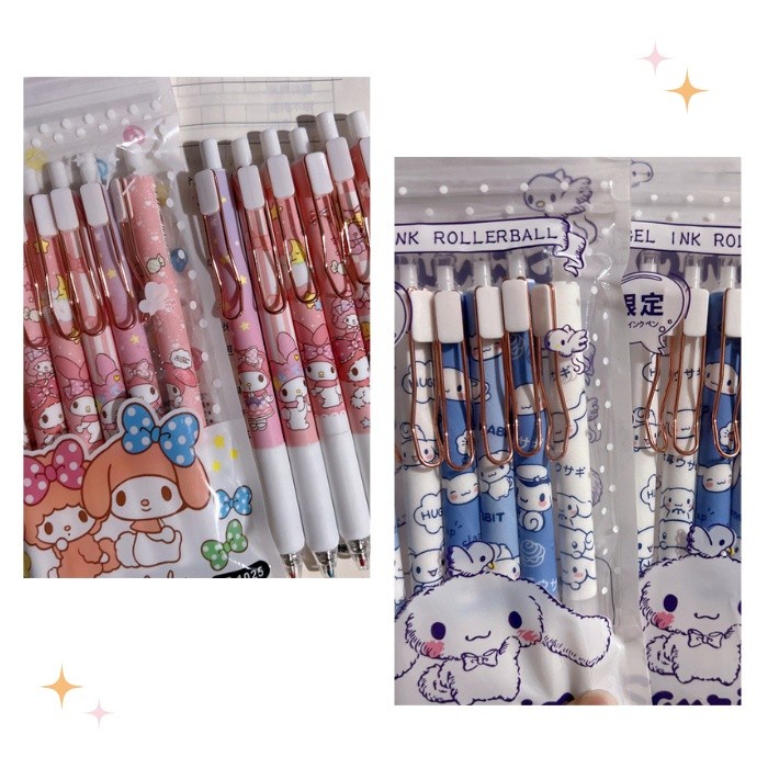 

Pen / Bolpen Sanrio Pulpen Lucu Gambar My Melody/Cinnamoroll jepang - Alat Tulis Set Spesial