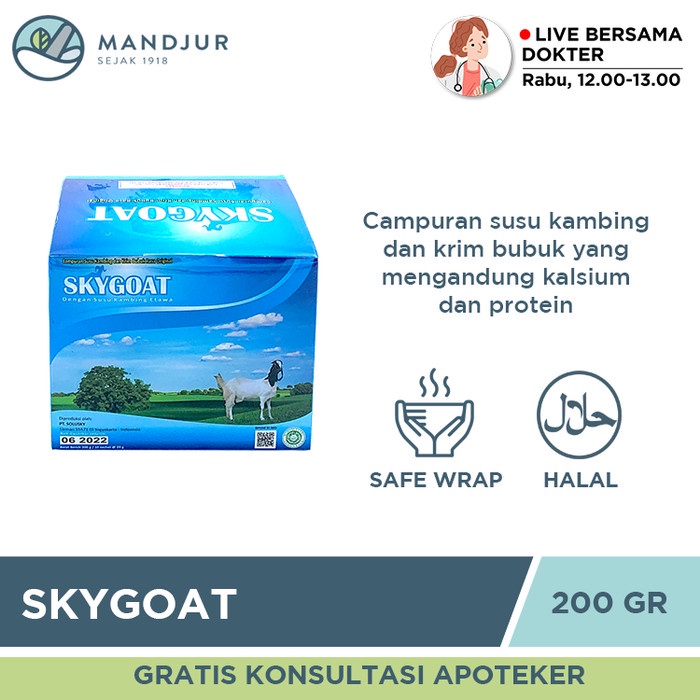 

SKYGOAT / SKY GOAT Susu Kambing Etawa Original Bubuk