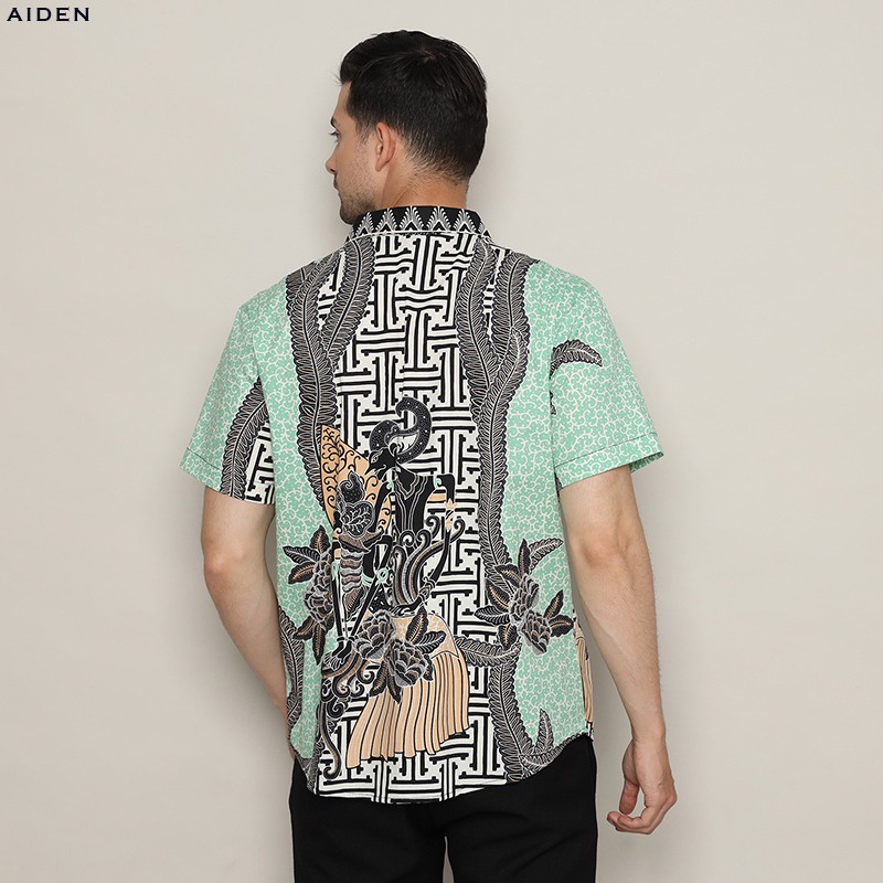 Evercloth Aiden Kemeja Pria Kemeja Batik Pria Atasan Couple Hem Sarimbit