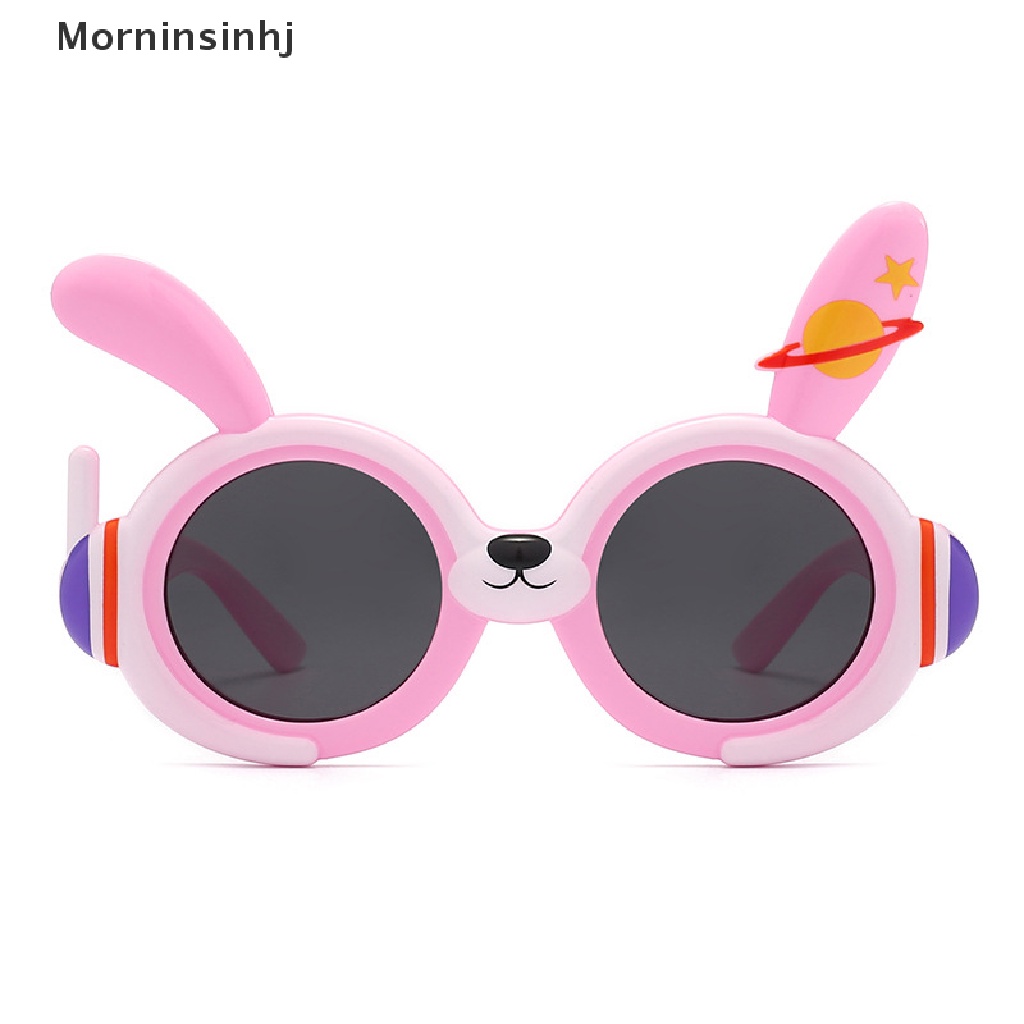 Mornin Kartun Anak Kacamata Hitam Polarized Kelinci Tahun Kacamata Mainan Bayi Lembut Silicone Sunglasses id