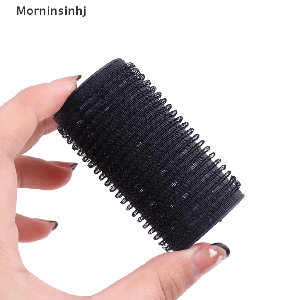 Mornin 3Pcs/Set Black Self Grip Hair Rollers Cling DIY Hairdressing Pengeriting Rambut id