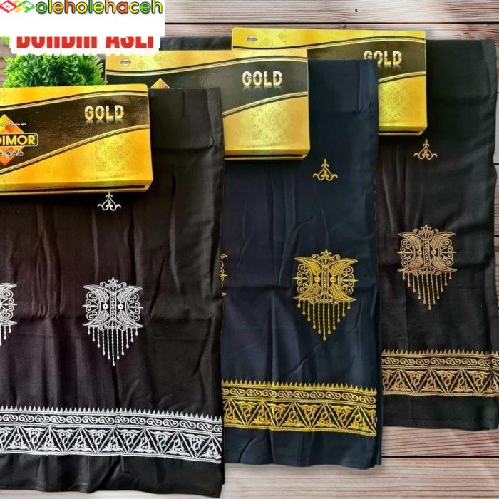Kain sarung wadimor motif pintu Aceh / Kain sarung bordir khas Aceh