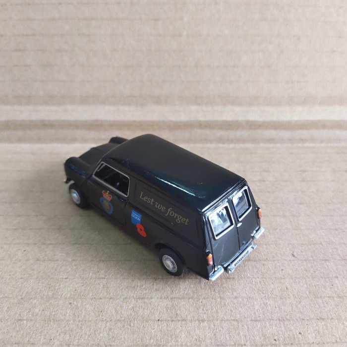 Oxford 1/43 Austin Morris Mini Panel Van Remembrance Sunday China