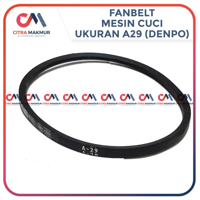 Vanbelt A29 Mesin Cuci Denpo Dempo Denpoo Fenbelt Fan belt A 29 -ABY