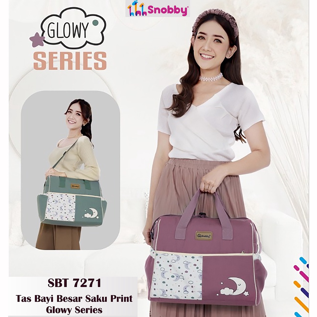 Tas Bayi Besar Diaper Bag Snoby Glowy SBT7271