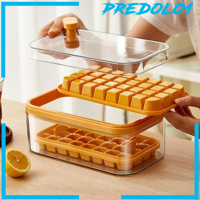 [Predolo1] Ice Tray for Freezer Easy Release Reusable Untuk Jus Dingin Minuman Kopi