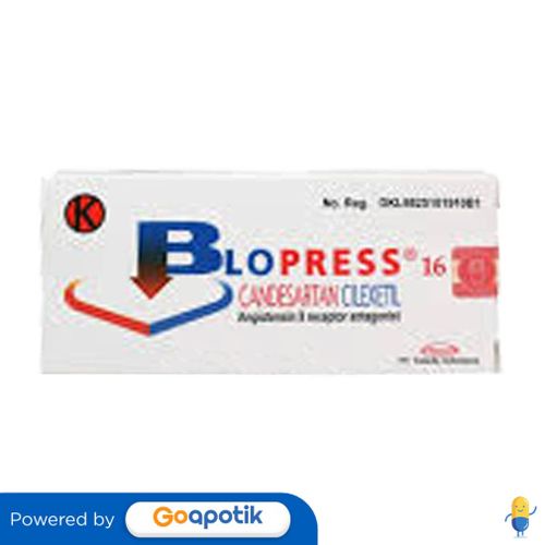 BLOPRESS 16 MG BOX 14 TABLET