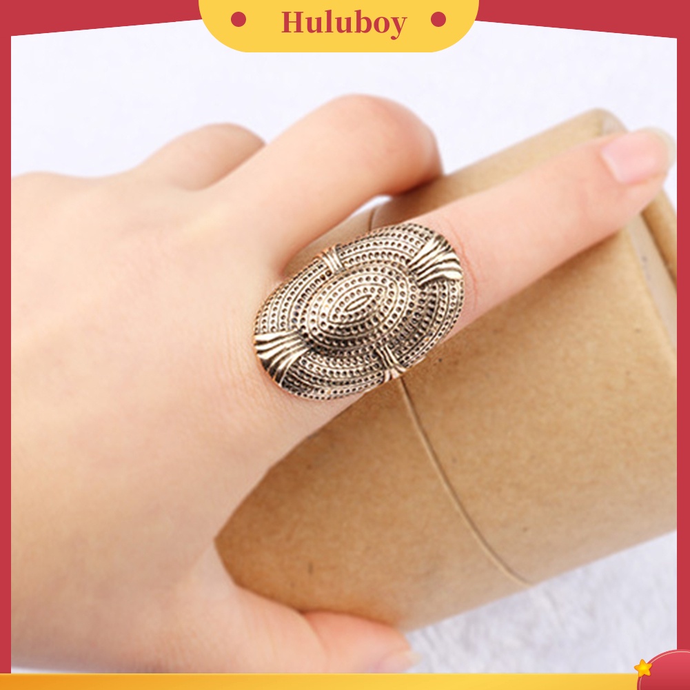 {Ready Stock} Kreatif Berlebihan Mesh Desain Lubang Paduan Jari Cincin Pria Wanita Perhiasan Hadiah