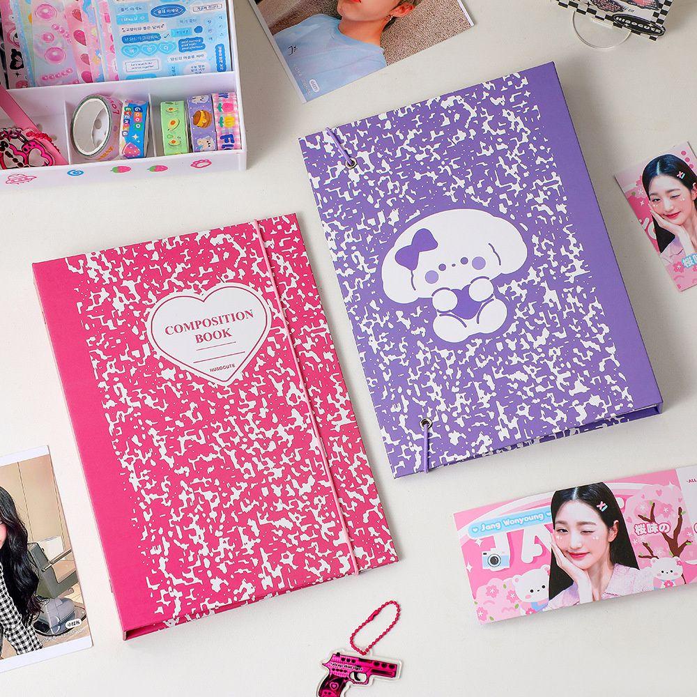 Mxbeauty Photocard Collect Book School Supply Kawaii Notebook A5 Binder Kpop Idol Chasing Stars Tempat Kartu