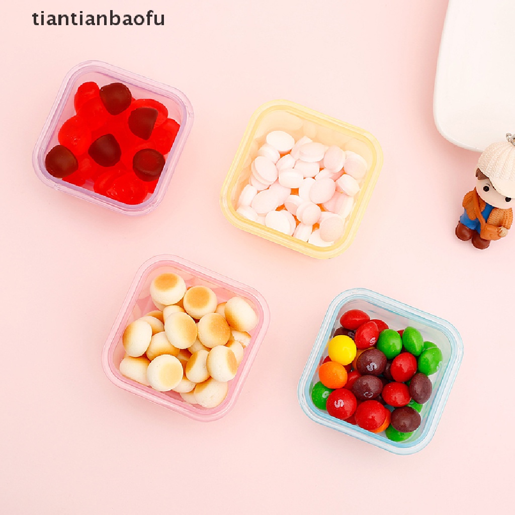 [tiantianbaofu] 1pc Kotak Penyimpanan Mini Lunch Box Fresh Box Portable Kemasan Makanan Anti Bau Box Dapat Didinginkan Heag Sealed Box Butik