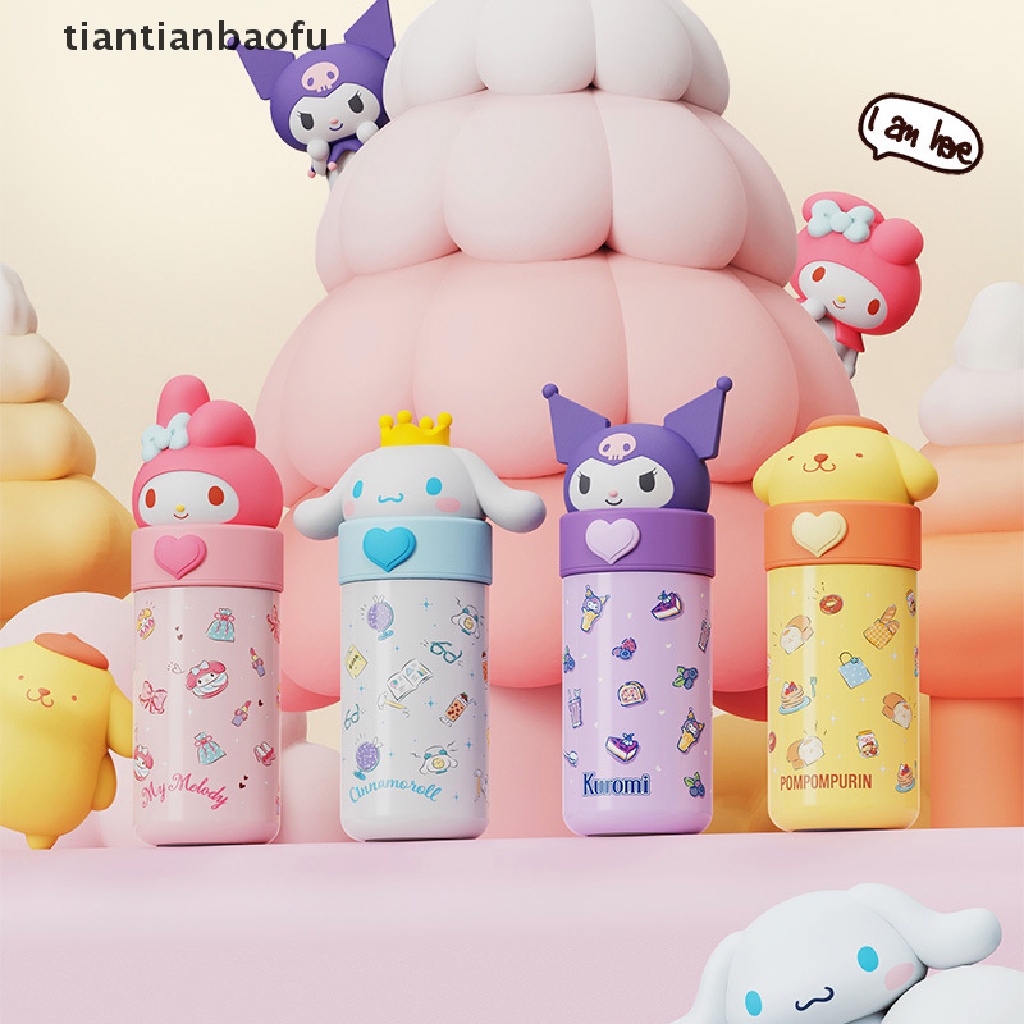 [tiantianbaofu] 350ml Kawaii Anime Thermos Cup Stainless Steel Cangkir Air Termos Hadiah Ulang Tahun Butik